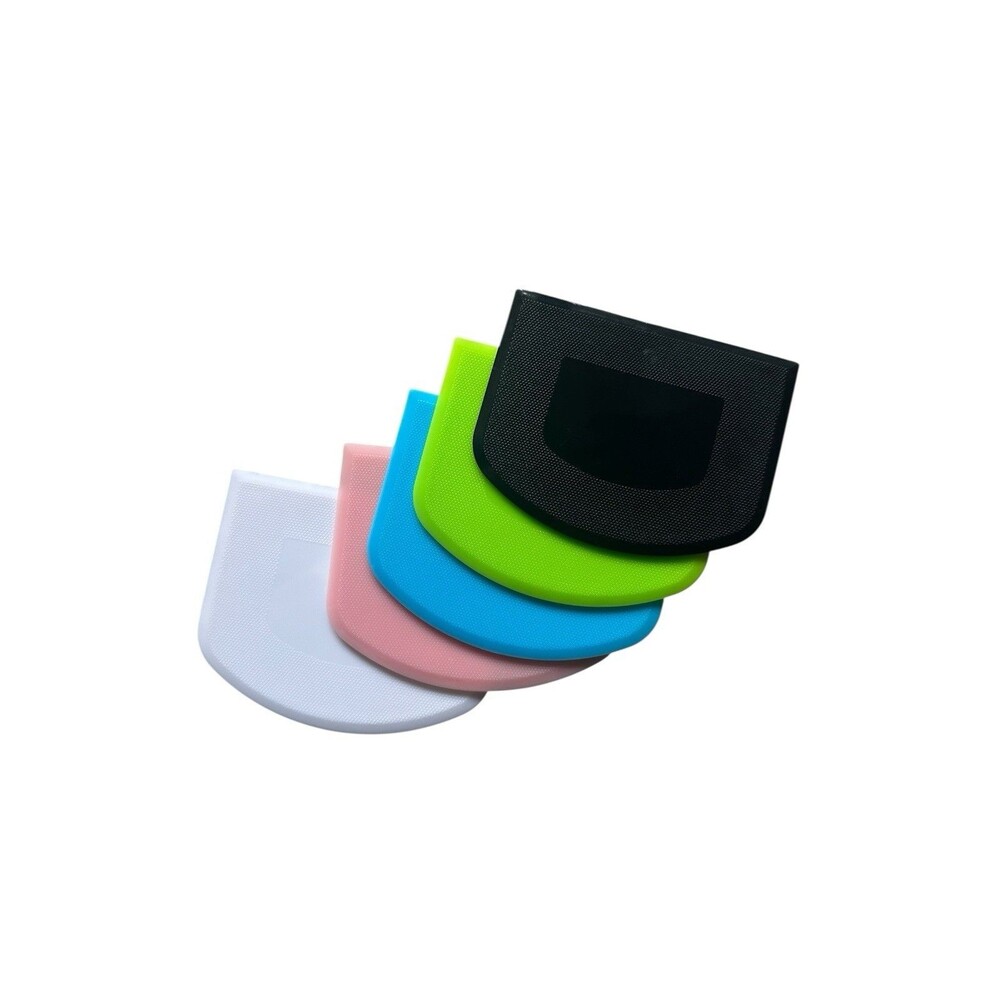 NEW 5 Piece Cake Scrapers Spatula Flour Dough Baking